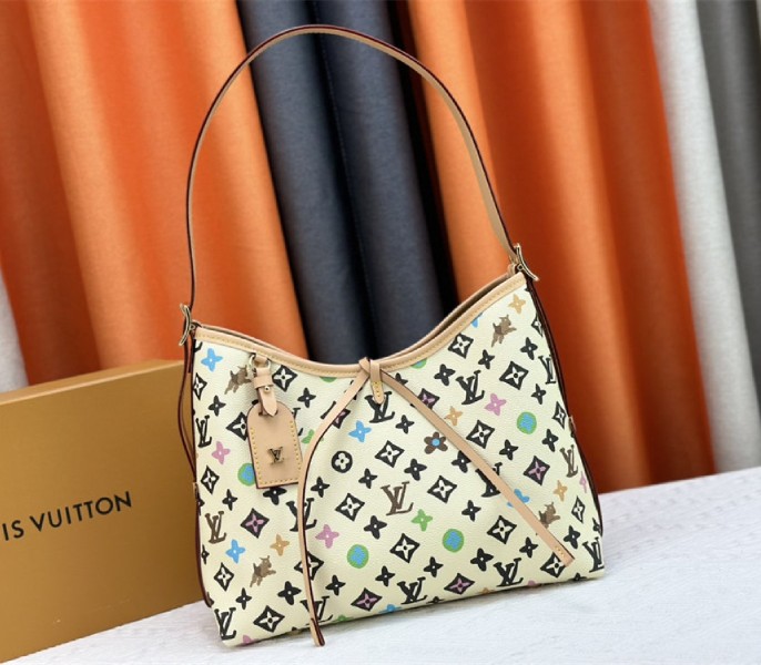 Louis Vuitton Monogram Craggy CarryAll PM Bag In Vanilla