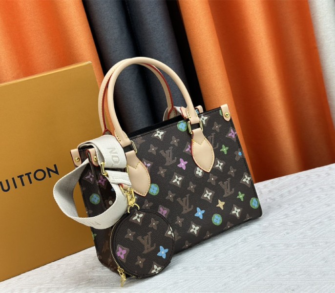 Louis Vuitton Monogram Craggy Onthego PM Tote In Chocolate