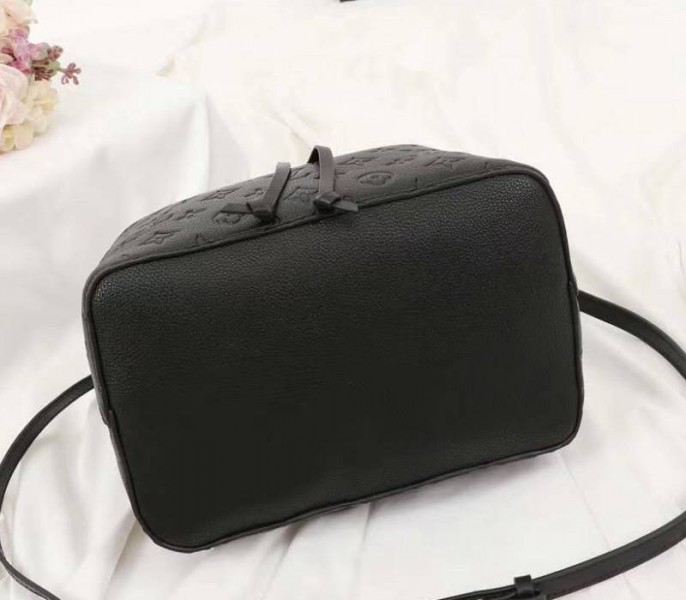 Louis Vuitton Monogram Empreinte NeoNoe MM Bag In Black