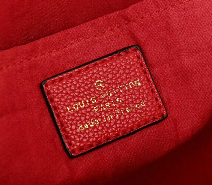 Louis Vuitton Monogram Canvas Marignan Bag In Coquelicot Red