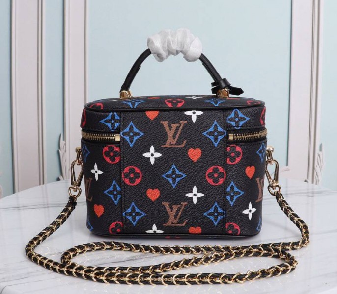Louis Vuitton Game On Vanity PM Bag In Black