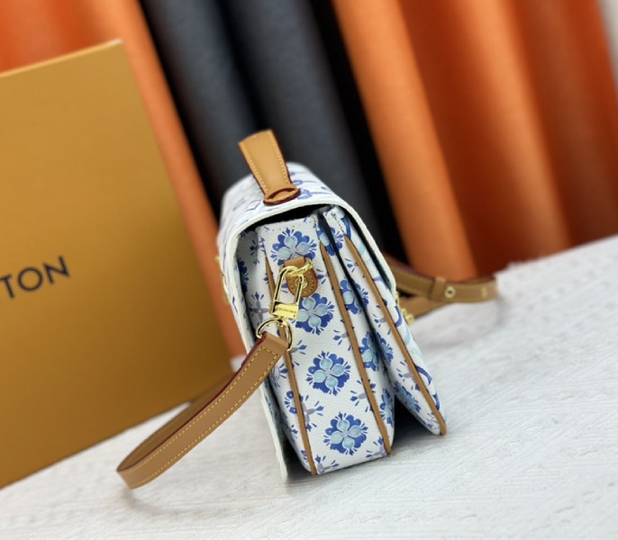 Louis Vuitton LV By The Pool Monogram Tiles Canvas Metis Handbag In Lagoon Blue