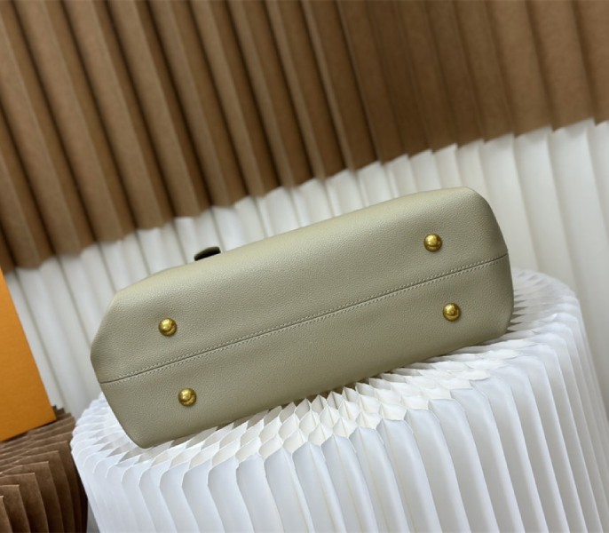 Louis Vuitton Low Key Cabas MM Bag In Limestone Gray