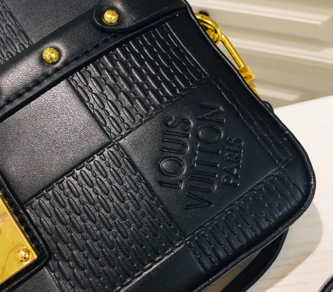 Louis Vuitton Troca PM Bag In Black