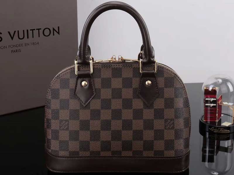 Louis Vuitton Damier Ebene Canvas Alma BB Handbag