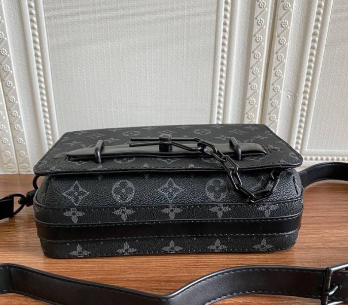 Louis Vuitton Monogram Eclipse Steamer Messenger Bag