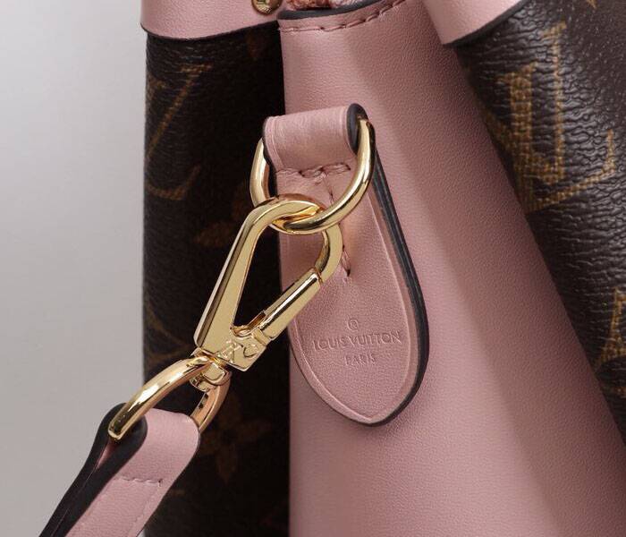 Louis Vuitton Monogram Canvas Soufflot MM Bag In Peach