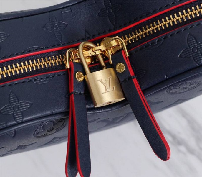 Louis Vuitton Monogram Empreinte Game On Coeur Bag In Navy Blue