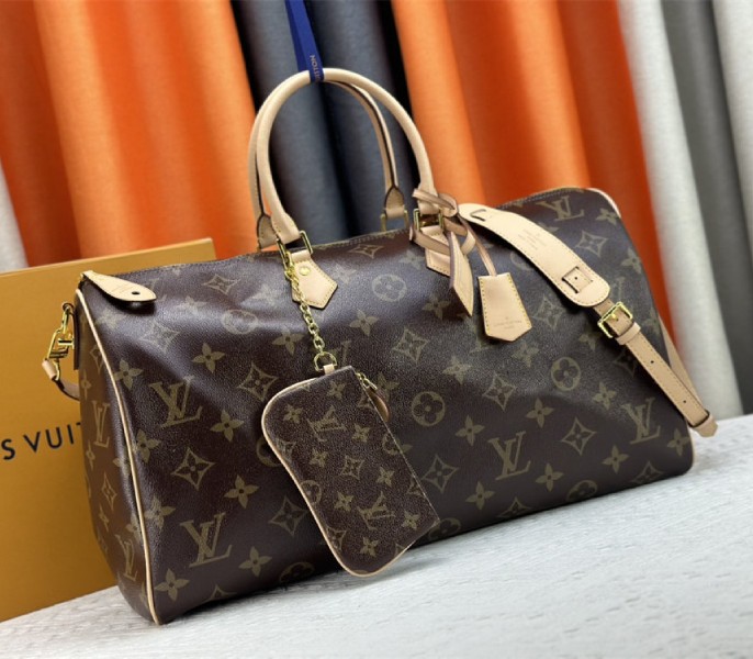 Louis Vuitton Monogram Canvas Speedy P9 Bandouliere 50 Bag