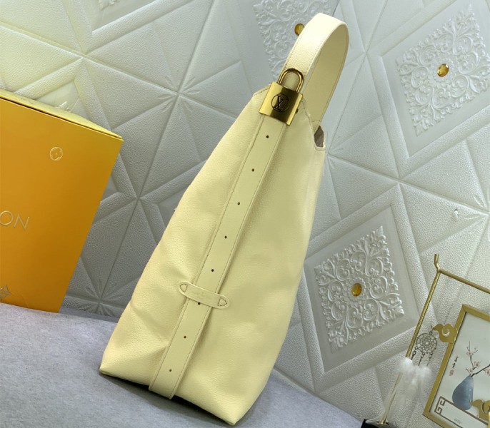 Louis Vuitton Low Key MM Hobo In Urban Yellow