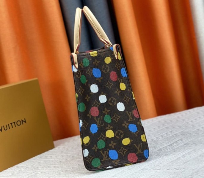 Louis Vuitton X YK Monogram Canvas Onthego MM Tote
