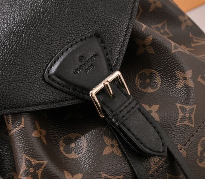 Louis Vuitton Monogram Canvas Montsouris PM Backpack In Black
