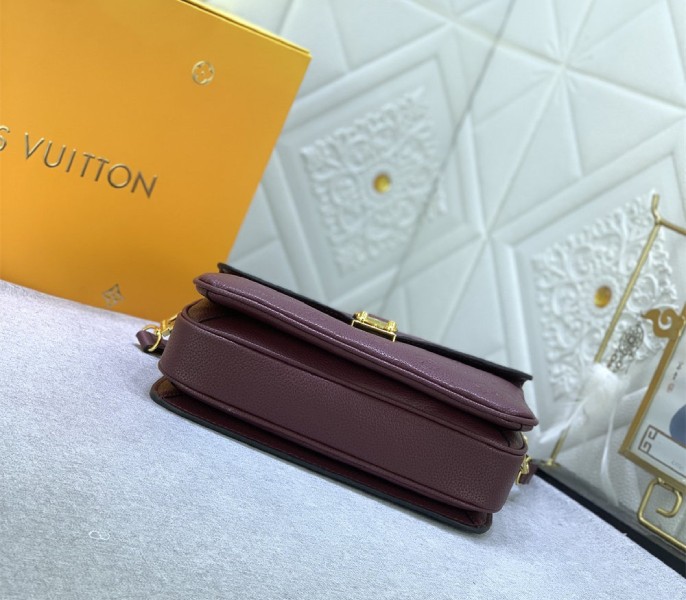 Monogram Empreinte Leather Metis In Wine