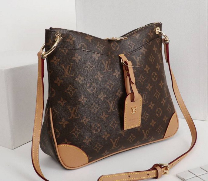 Louis Vuitton Monogram Canvas Odeon MM Bag In Natural