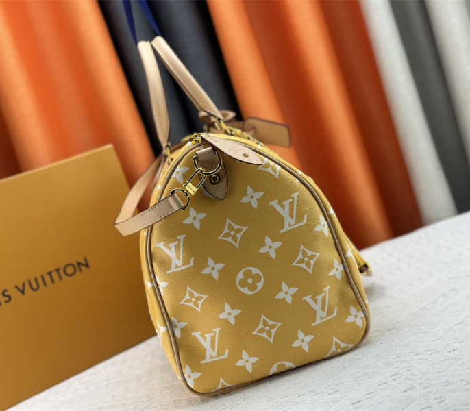 Louis Vuitton Speedy P9 Bandouliere 50 Bag In Yellow