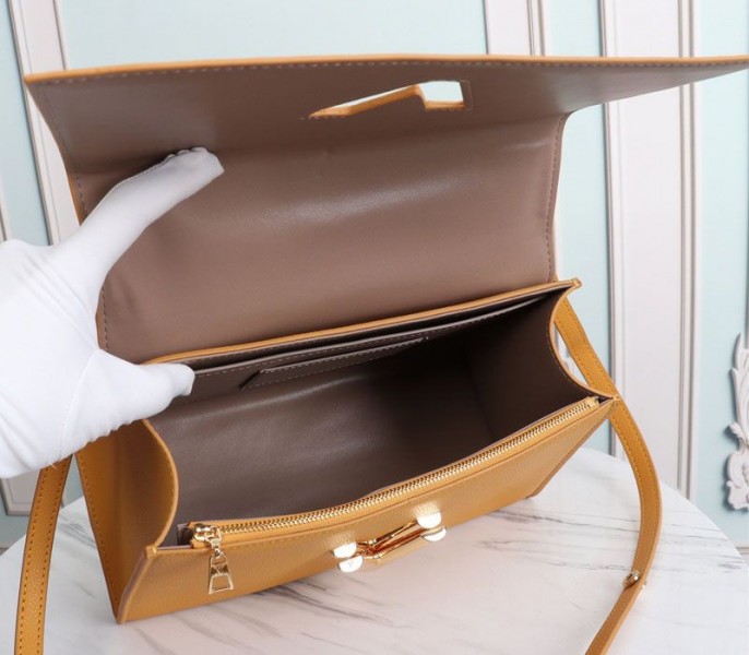 Louis Vuitton Twist One Handle MM Handbag In Vibrant Honey