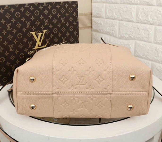 Louis Vuitton Monogram Empreinte Melie Hobo In Beige