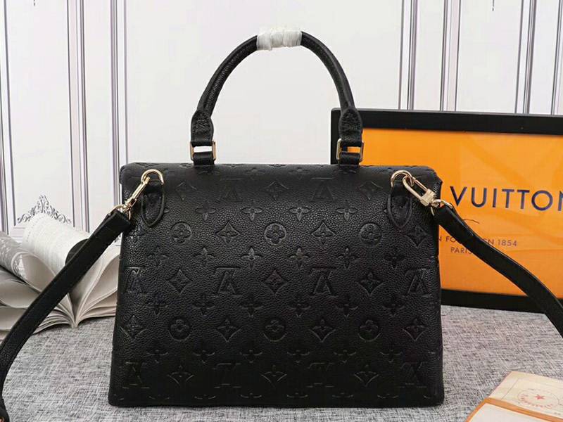 Louis Vuitton Monogram Empreinte Marignan Bag In Black