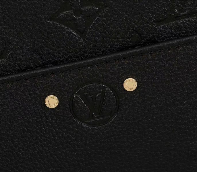 Louis Vuitton Monogram Empreinte Boite Chapeau Souple MM Bag In Black