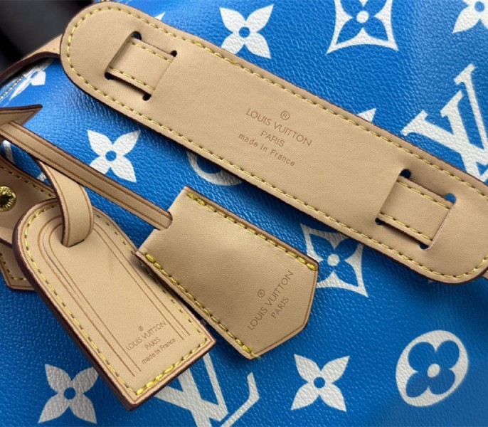 Louis Vuitton Speedy P9 Bandouliere 50 Bag In Blue