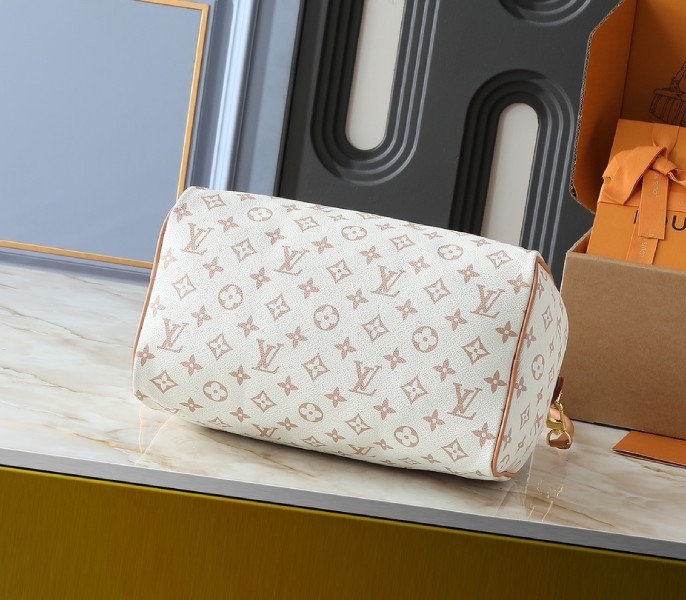 Monogram Dune Canvas Speedy Soft 30 Lucky