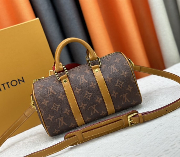 Louis Vuitton Monogram Dust Canvas Keepall Bandouliere 25 City Bag In Aged Natural
