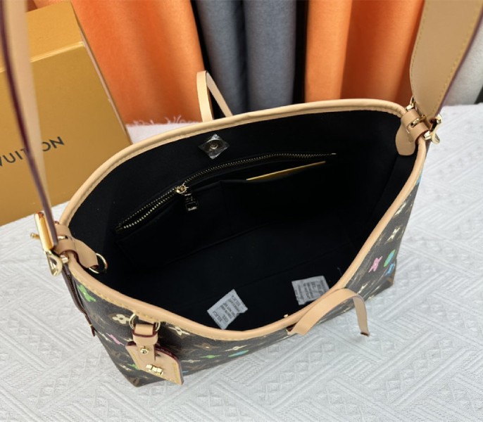 Louis Vuitton Monogram Craggy CarryAll PM Bag In Chocolate