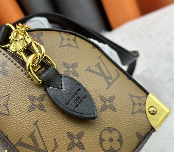 Louis Vuitton Monogram Canvas Cruise 2025 Speedy 20 Trunk Bag In Black