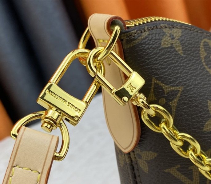 Louis Vuitton X YK Mongram Canvas Boulogne Bag In Pumpkin