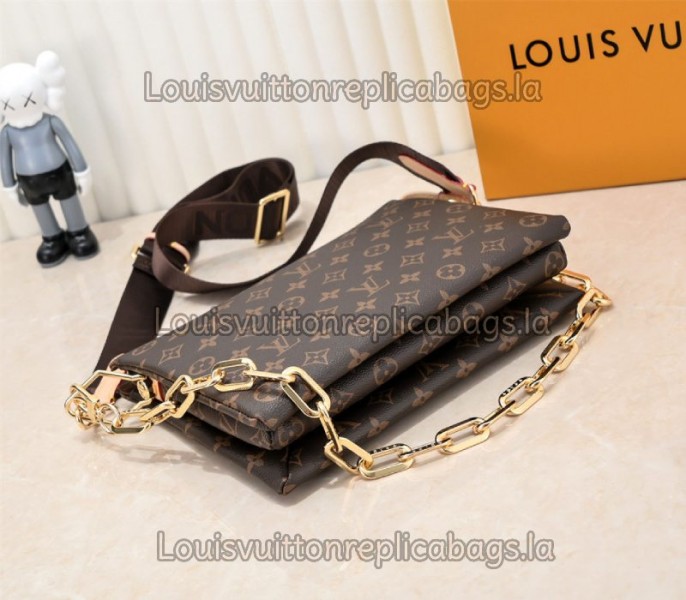 Louis Vuitton Monogram Canvas Coussin PM Bag With Jacquard Strap