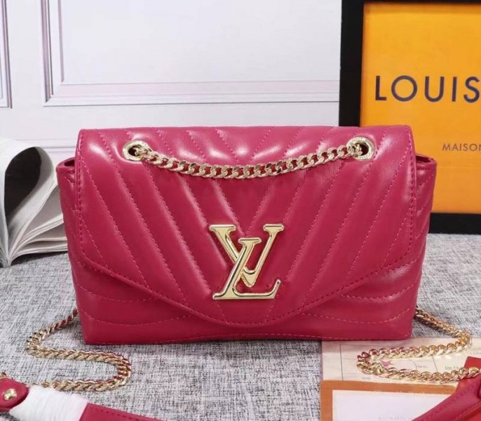 Louis Vuitton New Wave Chain Bag In Agathe Pink