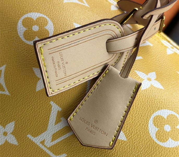 Louis Vuitton Speedy P9 Bandouliere 50 Bag In Yellow