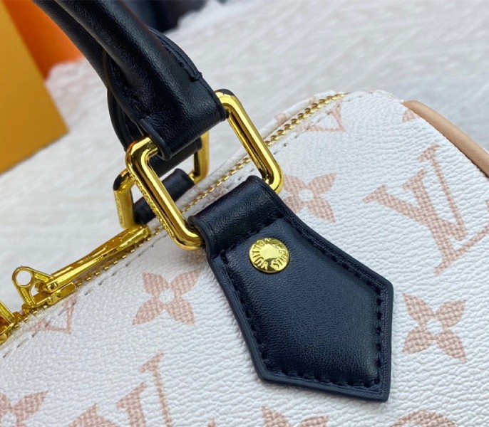 Louis Vuitton Monogram Dune Canvas Speedy 20 Handbag With Strap