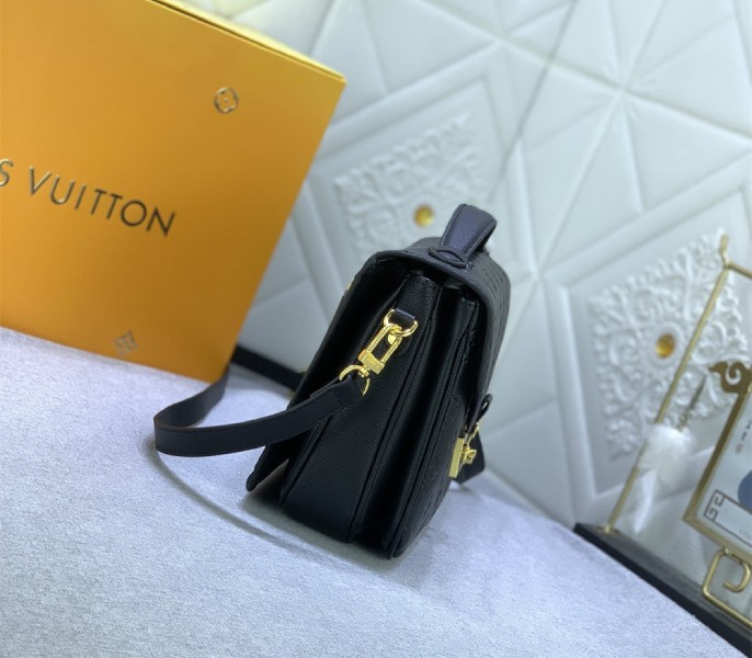 Monogram Empreinte Leather Metis In Black M41487