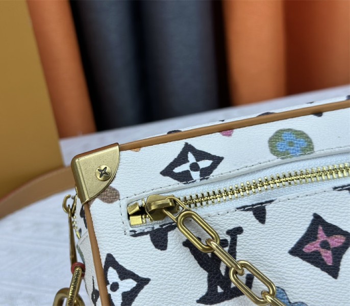 Louis Vuitton Monogram Craggy Mini Soft Trunk In Vanilla