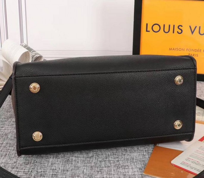 Louis Vuitton On My Side Bag In Black