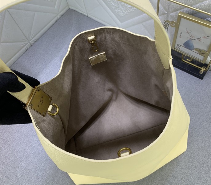 Louis Vuitton Low Key MM Hobo In Urban Yellow