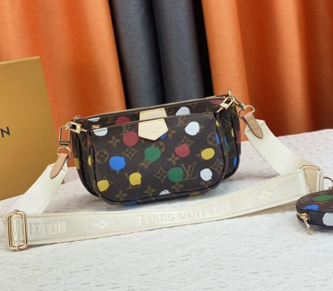 Louis Vuitton X YK Monogram Canvas Multi Pochette Accessoires