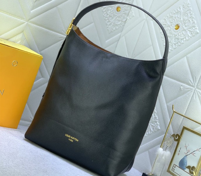 Louis Vuitton Low Key MM Hobo In Black