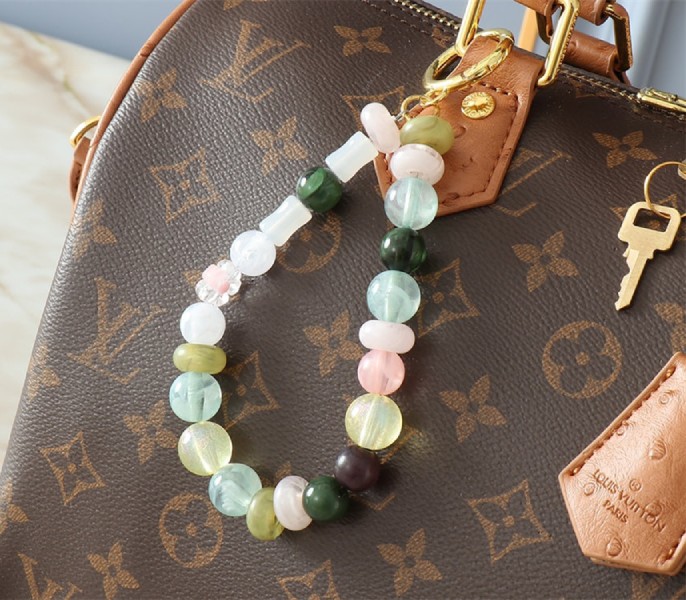 Louis Vuitton Monogram Canvas Soft Speedy 30 Boho Handbag In Tan