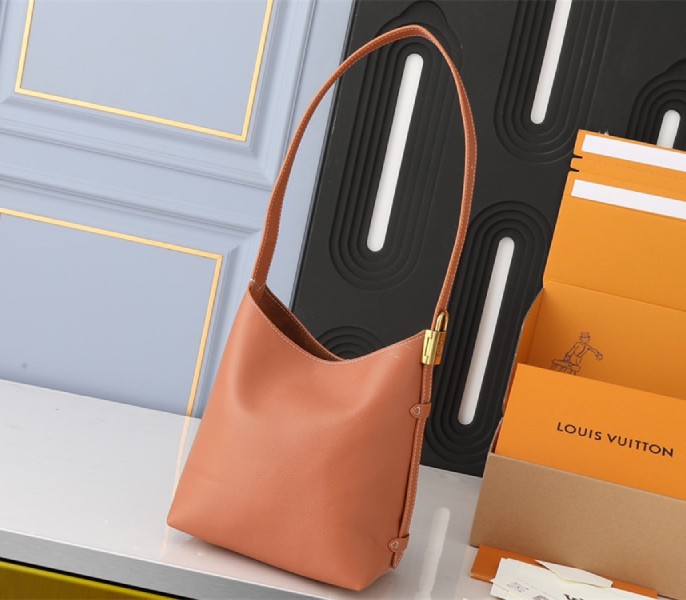 Louis Vuitton Low Key PM Hobo In Cognac Brown