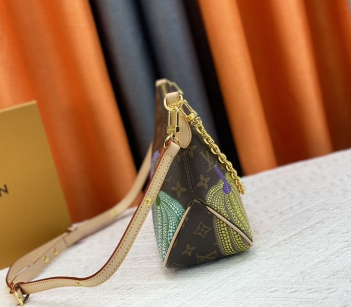 Louis Vuitton X YK Mongram Canvas Boulogne Bag In Pumpkin