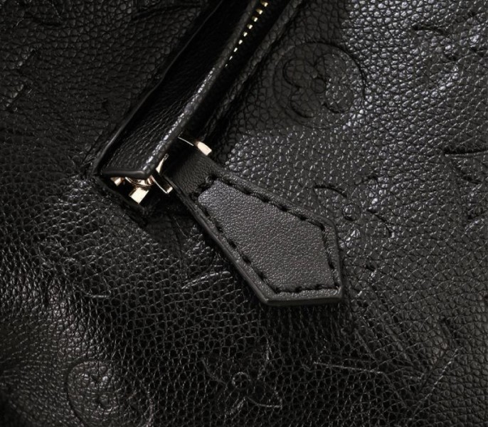 Louis Vuitton Monogram Empreinte Leather Montsouris PM Backpack In Black