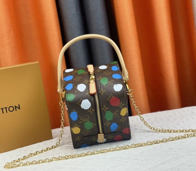 Louis Vuitton X YK Monogram Canvas Square Bag