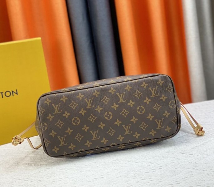 Louis Vuitton X YK Monogram Canvas Neverfull MM Tote With Faces Print