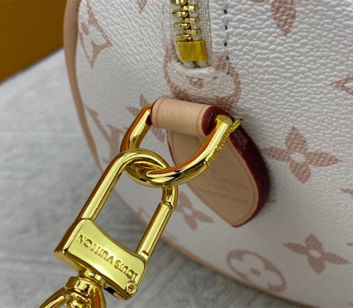 Louis Vuitton Monogram Dune Canvas Speedy 20 Handbag With Jacquard Strap