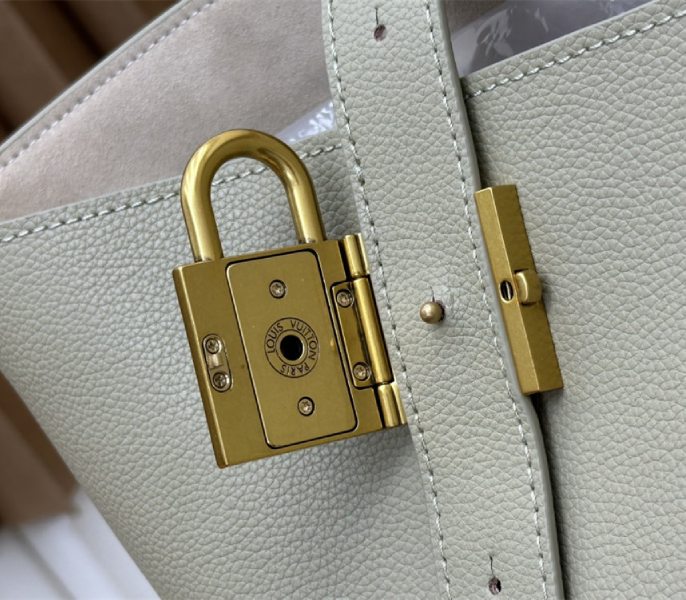 Louis Vuitton Low Key Cabas MM Bag In Limestone Gray