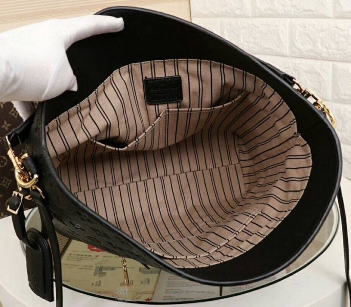 Monogram Empreinte Melie Hobo In Black