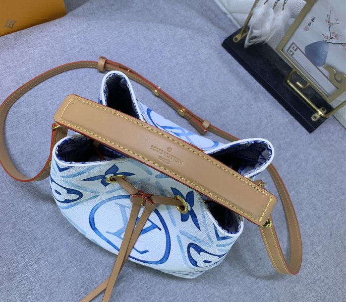 Louis Vuitton LV By The Pool Monogram Tiles Canvas NeoNoe BB Bag In Lagoon Blue
