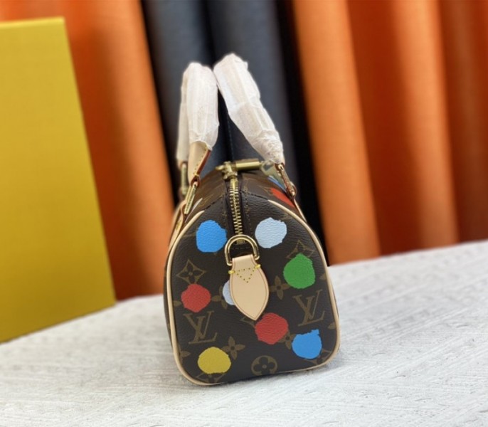 Louis Vuitton X YK Monogram Canvas Speedy 20 Handbag